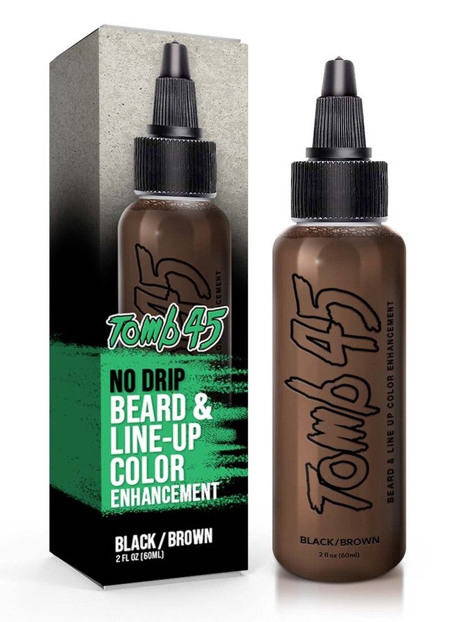 Tomb 45 Tomb45 Beard & Lineup Enhancement (Brown/Black) - Water-proof, Shampoo safe, Safe on Skin - Image 1